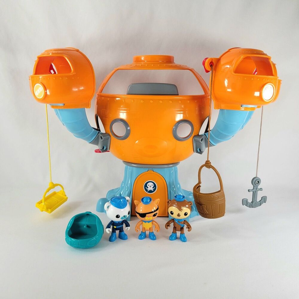 2010 Mattel Fisher Price Octonauts Octopod Playset w/ Accessories & Figures Lot